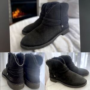 UGG Pasqual Winter Shearling Suede Boots Size 5